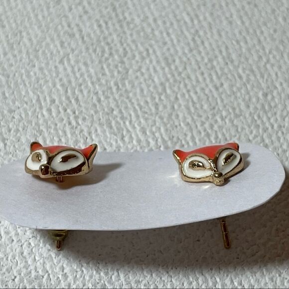 Fox enamel 🦊 stud earrings - Picture 4 of 5